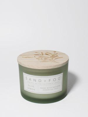 Olive Lemon 12 oz scented candle