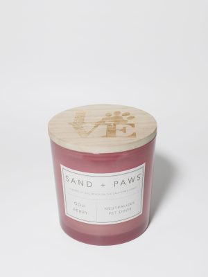 Sand + Paws Goji Berry 21 oz scented candle