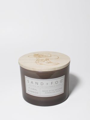 Floral Bamboo 12 oz scented candle