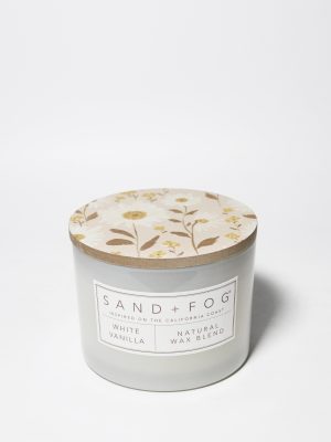 White Vanilla 12 oz scented candle