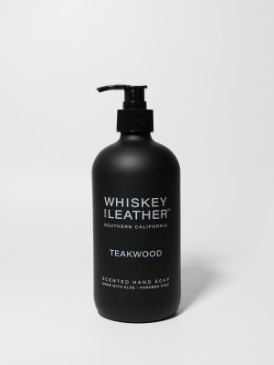 Teakwood Whiskey and Leather 15.7 oz Liquid Hand Soap